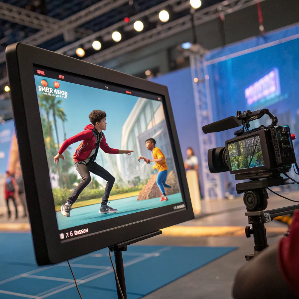 Animated commercial production snippet